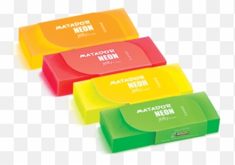 Neon Colored Eraser Big - 5 Pcs Eraser Matador Neon Pencil Emoji,Emoji Eraser Clay