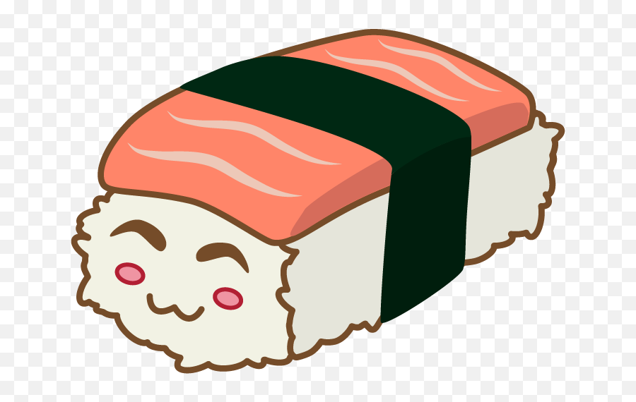 Salmon Clipart Sushi Japanese Picture 2004395 Salmon - Sushi Clipart Transparent Emoji,Whatsapp Emoticons Sushi