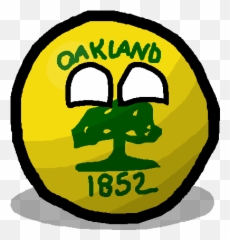 Oaklandball Polandball Wiki Fandom - Saint Lucia Countryball Emoji,Emoticon De Calavera