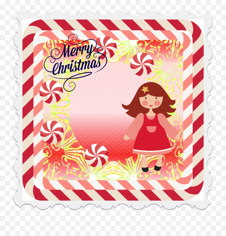 Christmas Notes And Cards - Girly Emoji,L Black Swallowtail Butterfly!! Smile Emoticon