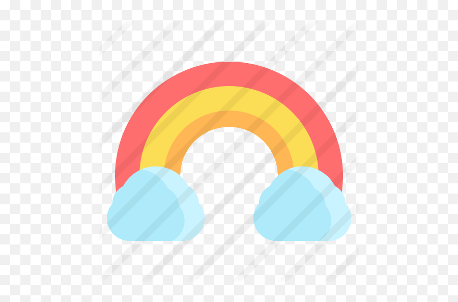 Rainbow - Free Nature Icons Color Gradient Emoji,Facebook Rainbow Emoticon