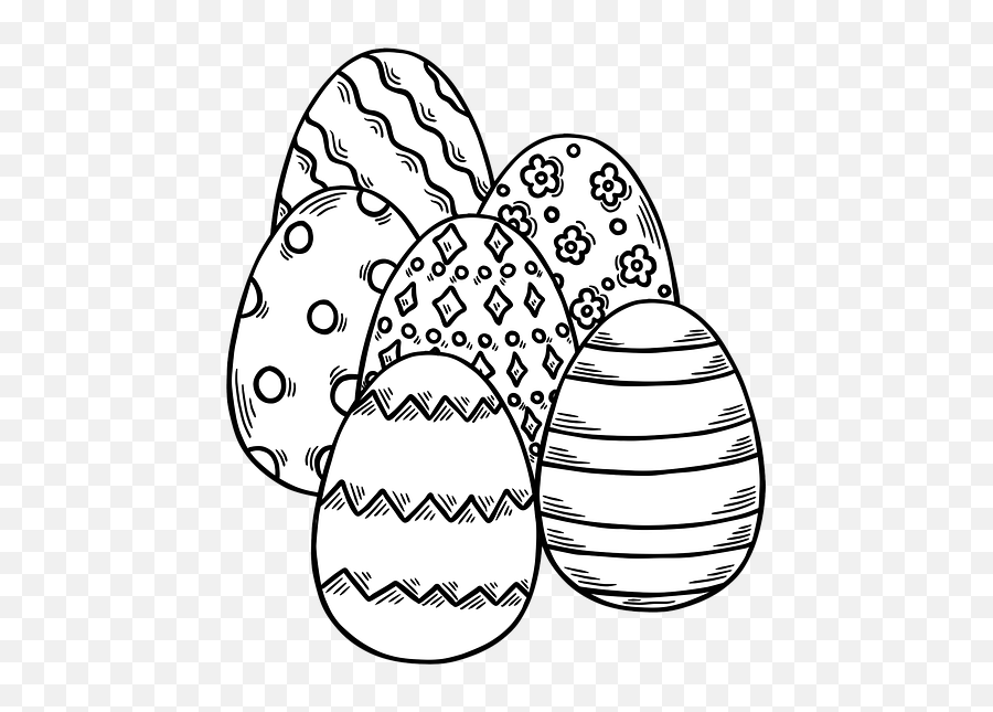 Desenhos Diversos Para Colorir - Dibujos De Huevos De Pascua Para Colorear Emoji,Emojis Para Colorir