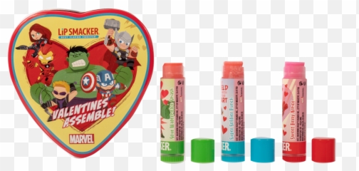Marvel 3 Piece Lip Balm Tin Lip Smacker Emoji,Emoji Valentine Cards For Kids