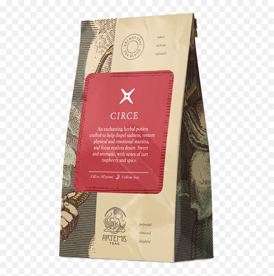 Circe - Aphrodisiac Herb Tea With Rooibos U2014 Artemis Tea U0026 Botanical Emoji,Emotion Tied To Reddish Brown Color