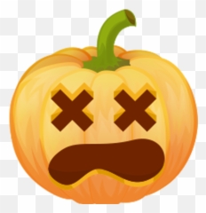 Pumpkin Emoji Sticker By Toi Do,Cute Pumpkin Emoticon
