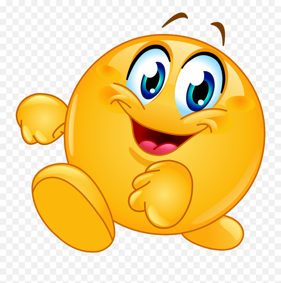 Download Emoticon Wink Smiley Happiness Free Frame Clipart - Walking Emoticon Emoji,Winking Emoji
