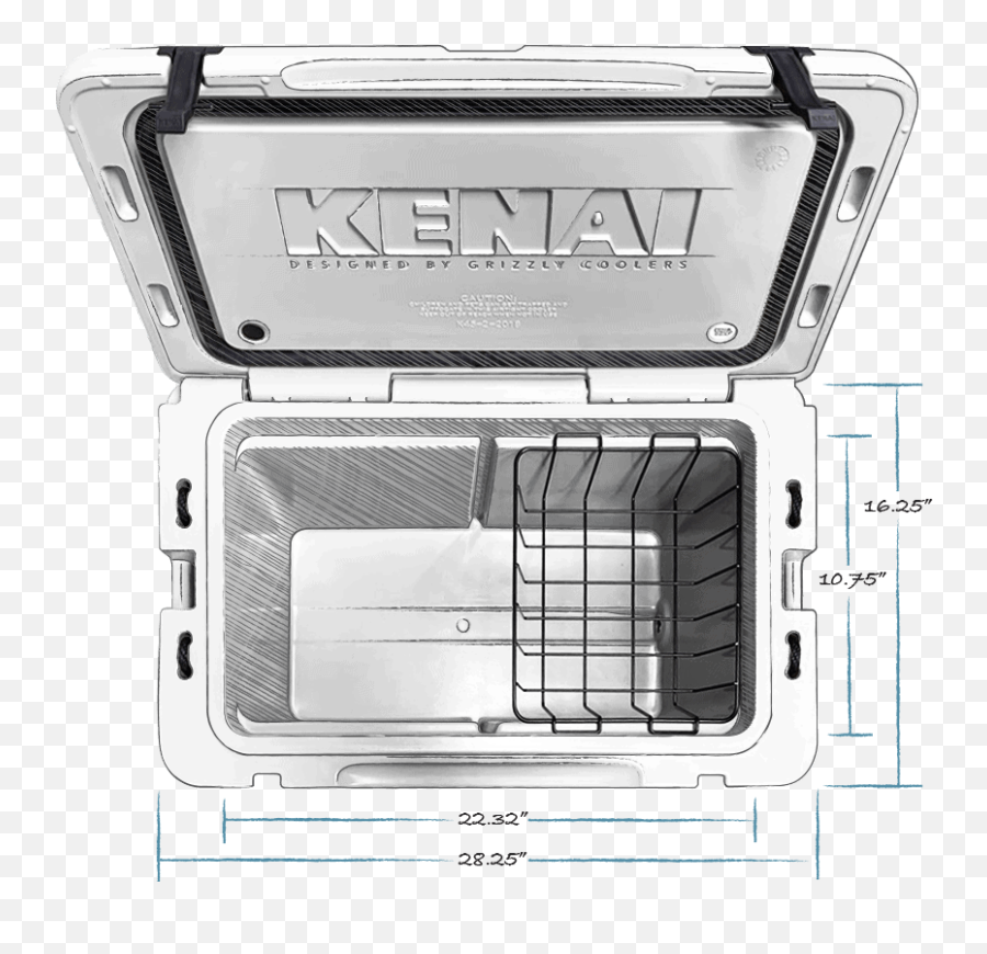 Kenai 45 - 45 Quart Ice Chest Cooler Kenai Coolers Emoji,Kenai Mixed Emotions