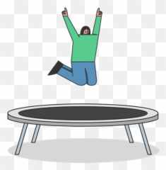 Trampoline Acrobatic Icon - Download In Flat Style Emoji,Acrobat Emoji