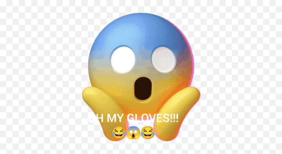 Ohmygloves Oh M Gloves Sticker - Ohmygloves Oh M Gloves Om Emoji,Emoji Waiting