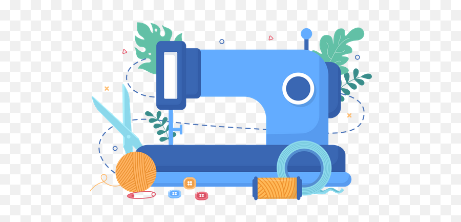 Premium Sewing Machine 3d Illustration Download In Png Obj Emoji,Sewing Emoji