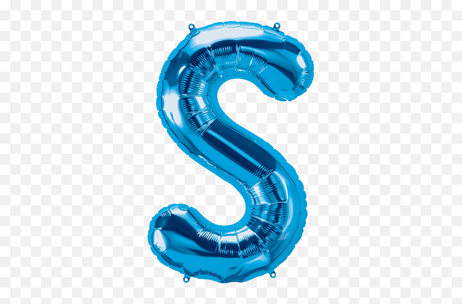 Blue Letter S 34 - Letra S En Globo Emoji,Blue Letters Emoji