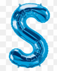 Blue Letter S 34 - Letra S En Globo Emoji,Blue Letters Emoji