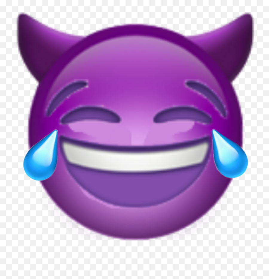 Laughingemojidevil Sticker By Josephine - Happy Emoji,Laughing Emoji Meme