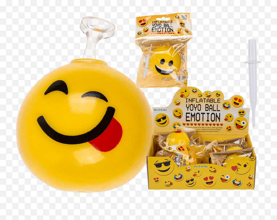 Minge Yoyo Se Intinde Pana La 40 Cm - Bubble Ball Smiley Emoji,Yoyo Emoticon