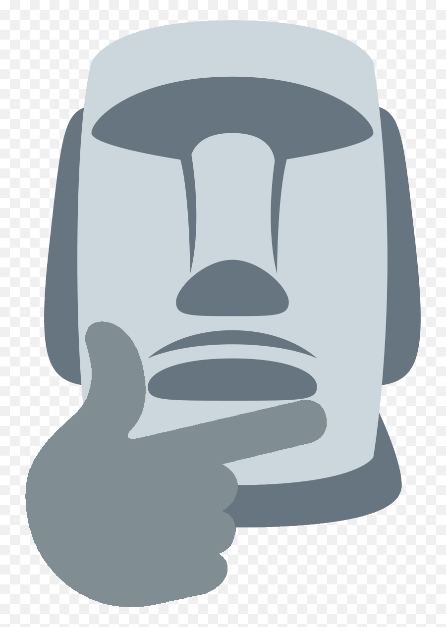 Custom Thinking Moai Emoji For You All - Moai Emoji Twitter,Custom Emoji
