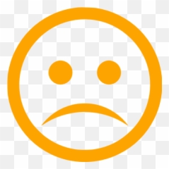 Orange Sad Icon - Blue Sad Face Icon Emoji,Unhappy Emoji
