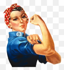 Strongwoman Housewife Sticker - Rosie The Riveter Png Emoji,Strong Woman Emoji