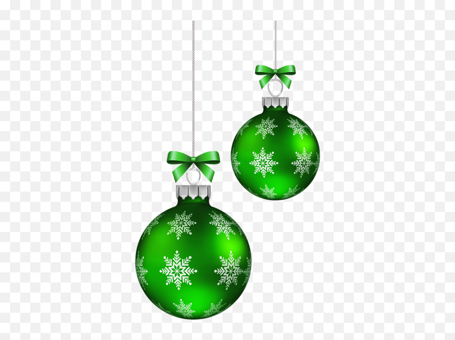 Christmas Balls Decoration Png Clipart - Green Christmas Balls Png Emoji,Emoji Christmas Balls