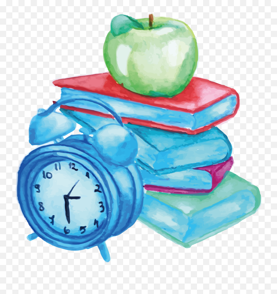 Mq Watercolor Books Clock Clocks - Still Life Painting In Watercolor Book Emoji,Clock Spaceship Clock Emoji