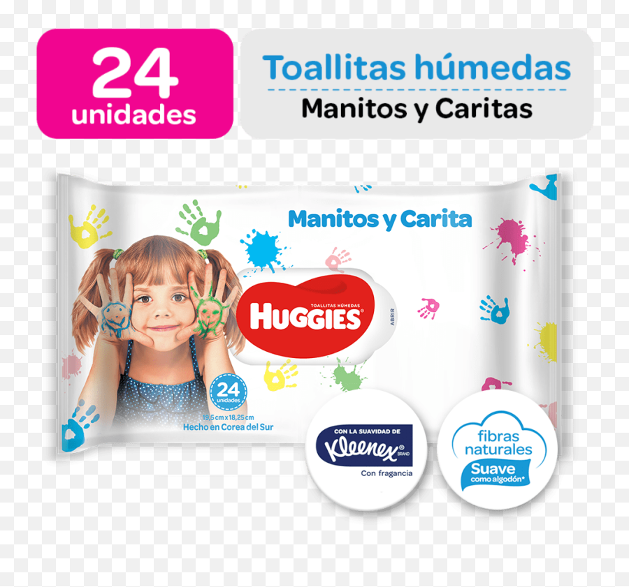 Toallitas Húmedas Huggies Manitos Y Caritas Paquete 24 - Huggies Emoji,Emojis De Manitas