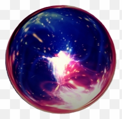 Magic Orb Ball Circle Galaxy Sticker - Magic Orb Png Emoji,Magic Ball Emoji