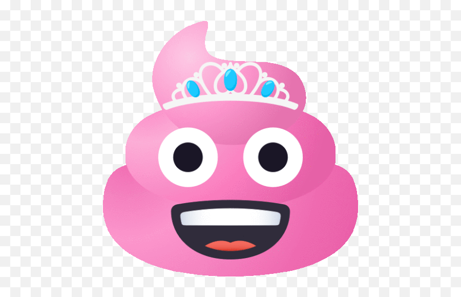 Queen Pile Of Poo Gif - Happy Emoji,Queen Emoji