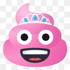 Queen Pile Of Poo Gif - Happy Emoji,Queen Emoji