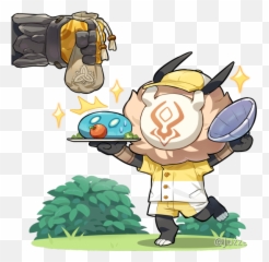 New Event Detailsrewards Food Is Still Warm More Free - Hilichurl Sticker Emoji,Yah! Emoticons