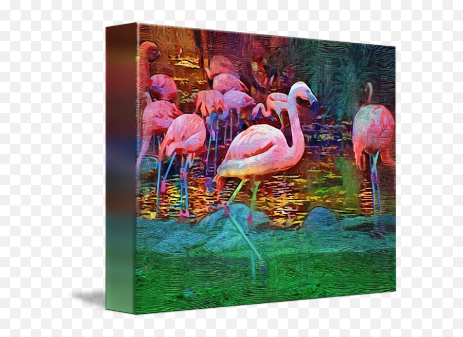 Pink Flamingos - Picture Frame Emoji,Like All Good Art It Invokes An Emotion
