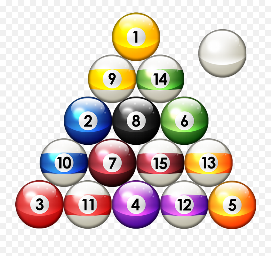 8 Ball Pool Clipart Fire - 8 Ball Pool Balls Set Up Emoji,Eight Ball Emoji