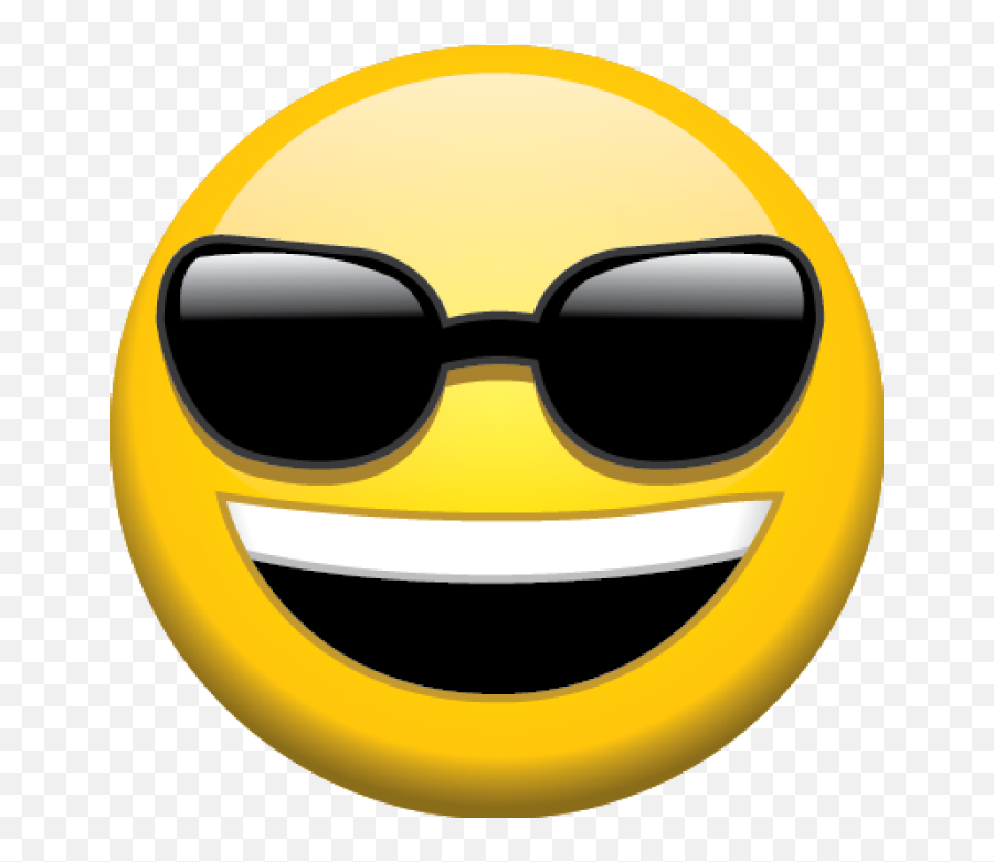 Download Hd Sunglasses Emoji - Transparent Background Emoji Logo,Cool Emoji