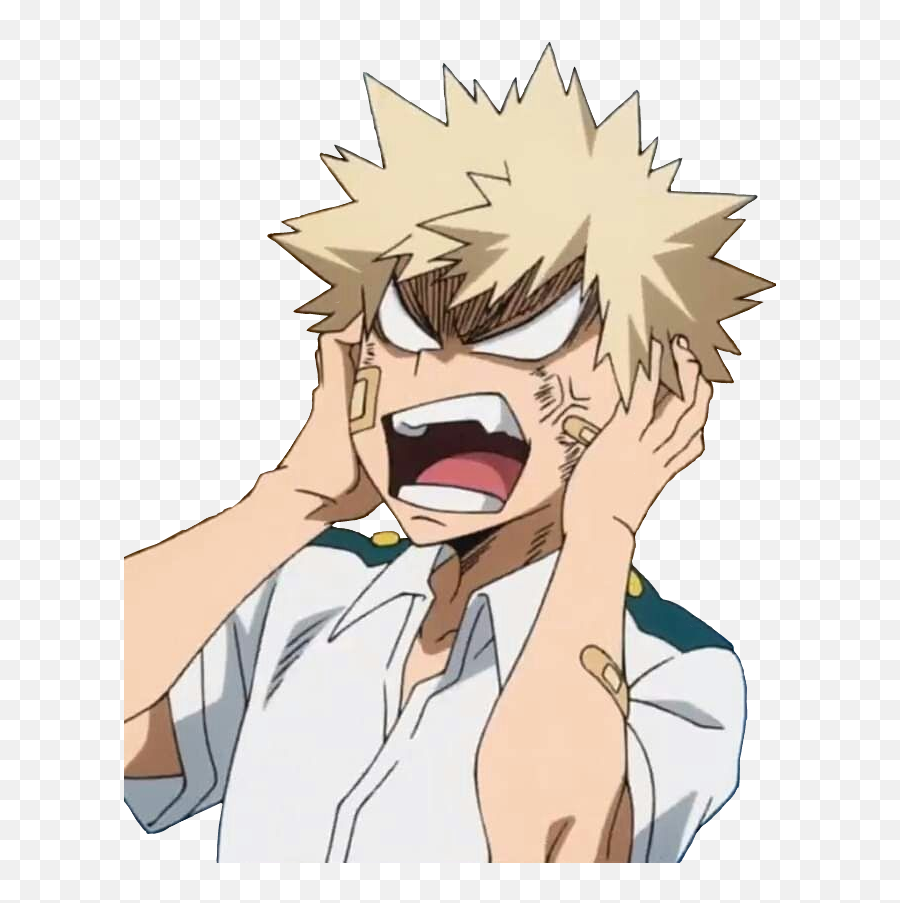 Discover Trending Scream Stickers Picsart - Bakugou Angry Aesthetic Emoji,Scream Emoji Png