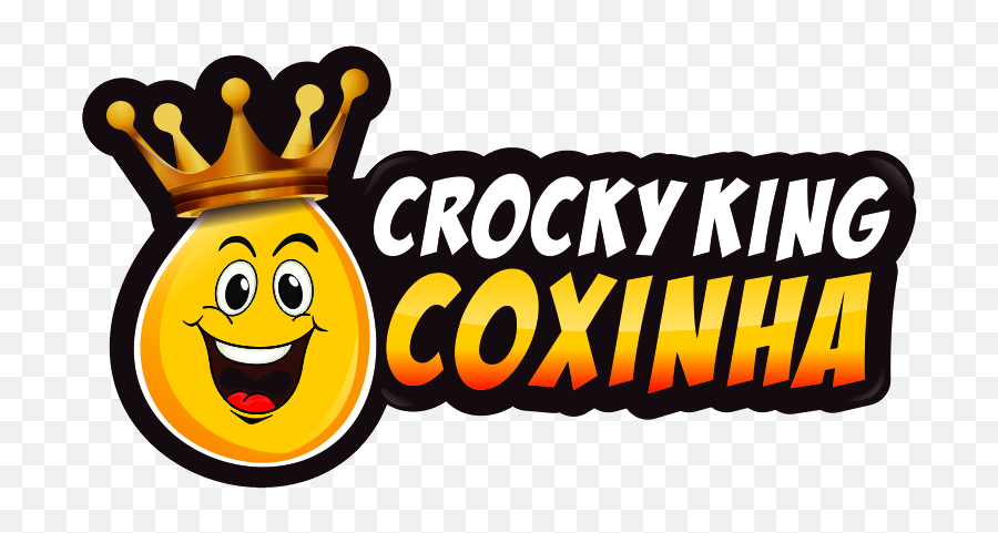 Fábrica De Salgados Crocky King Coxinha - Salgados Congelados Logo Coxinha Png Emoji,Pacote Emoticons Png