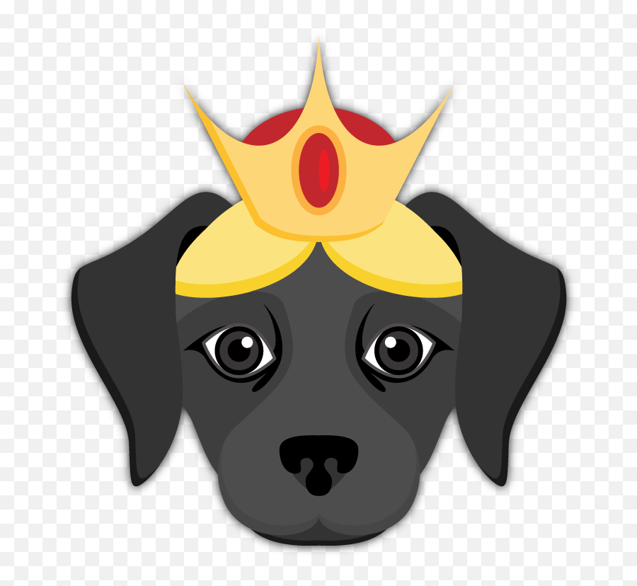 Black Labrador Emoji - Labrador Retriever,Canadian Emoji