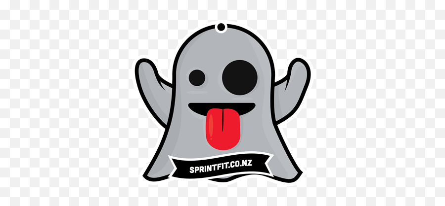 Sprint Fit Ghost Emoji Air Freshener - Supernatural Creature,Ghost Family Emoji