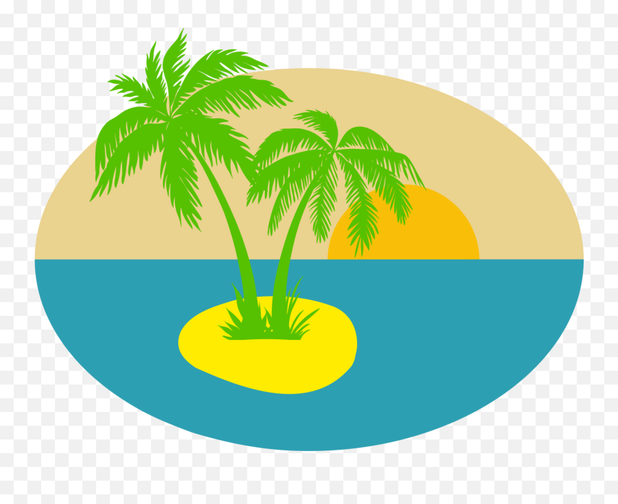 Transparent Palm Leaf Png - Silhouette Palm Tree Png Clipart Silhouette Palm Tree Transparent Background Emoji,Download Emoji For Palm Trees