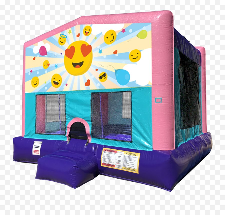 Emoji Sparkly Pink Bounce House Rental Austin Tx Austin - House Teen Titans Go,Best Adult Emoji