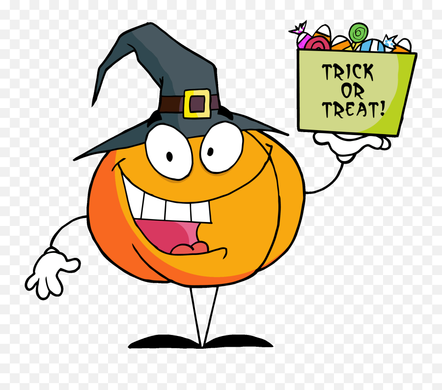 Cartoon Pumpkin Clipart - Clipart Suggest Candy Emoji,Silly Idea Emoticon