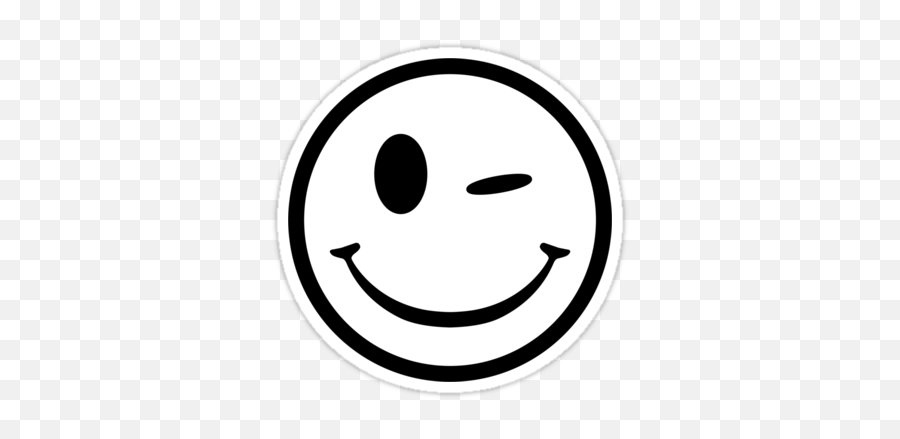 Smiley Face Wink - Winky Face Clipart Emoji,Gclip-art Emoticons