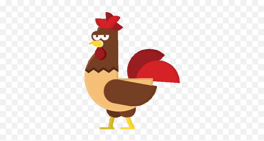 Animated Gif Rooster Gif - Rooster Emoji,Rooster Emoji