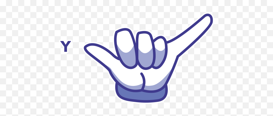 Sticker Maker - Lengua De Señas Abecedario Az Sign Language Emoji,Hang Loose Emoticon Whatsapp