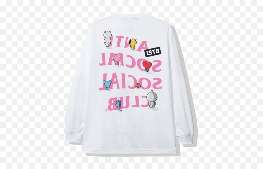 Buy Bt21 Anti Social Club Cheap Online - Bt21 Assc Long Sleeve Emoji,Sidney Crosby Emoticon