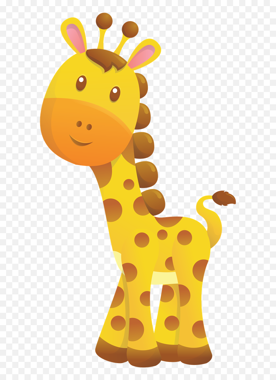 Baby Giraffe Clipart Png - Giraffe Cute Clipart Emoji,Giraffe Emoticon