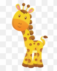 Baby Giraffe Clipart Png - Giraffe Cute Clipart Emoji,Giraffe Emoticon