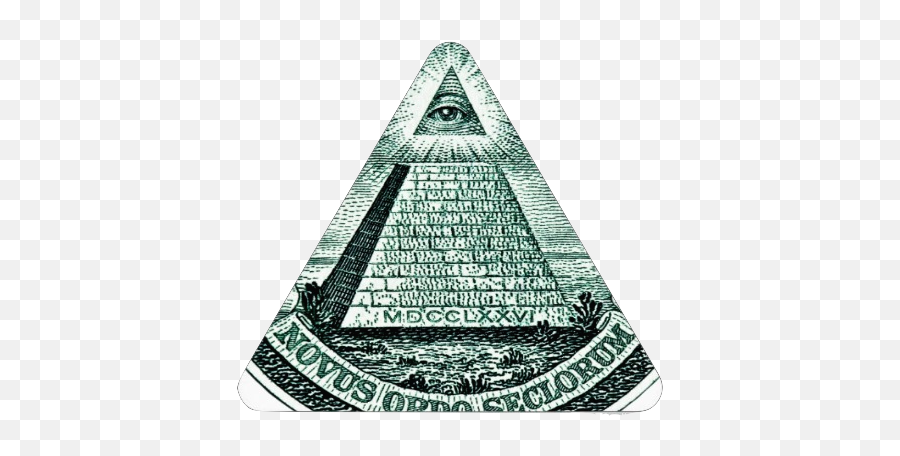 Eye Of Providence Illuminati Sticker - Novo Ordo Seclorum Emoji,Pyramid With Eye Emoticon