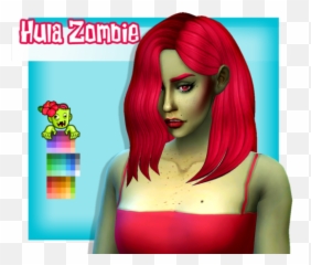 Hair Recolors - Hula Zombie Hairs Recolors Emoji,Sims 4 Studio Door Emotion