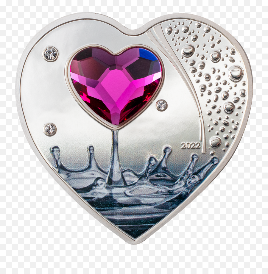 Cook Islands - 2022 5 Dollars Valentineu0027s Day Brilliant Emoji,Lichtenstein And Emotion