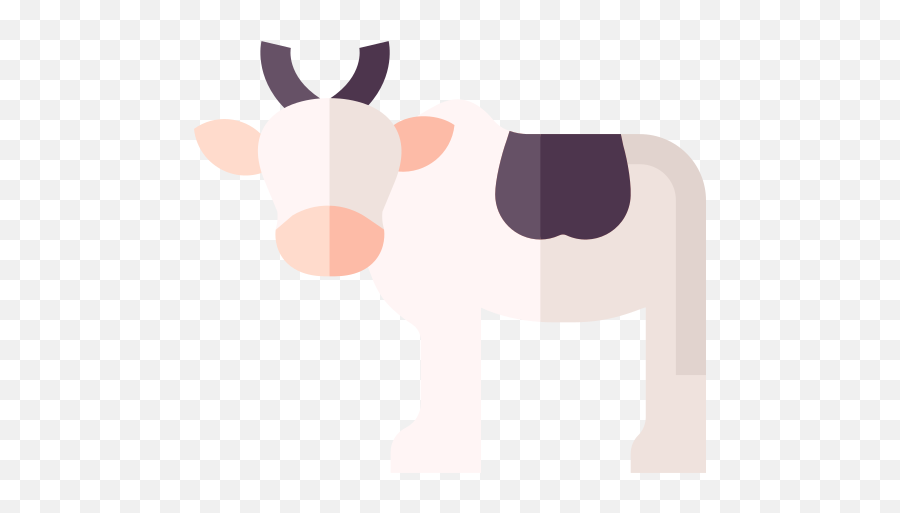 Cow - Free Animals Icons Emoji,Cow Emoji