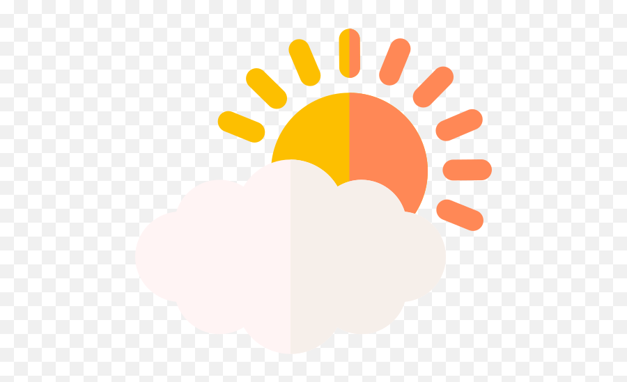Clouds And Sun - Free Weather Icons Emoji,Weather Icon Emoji
