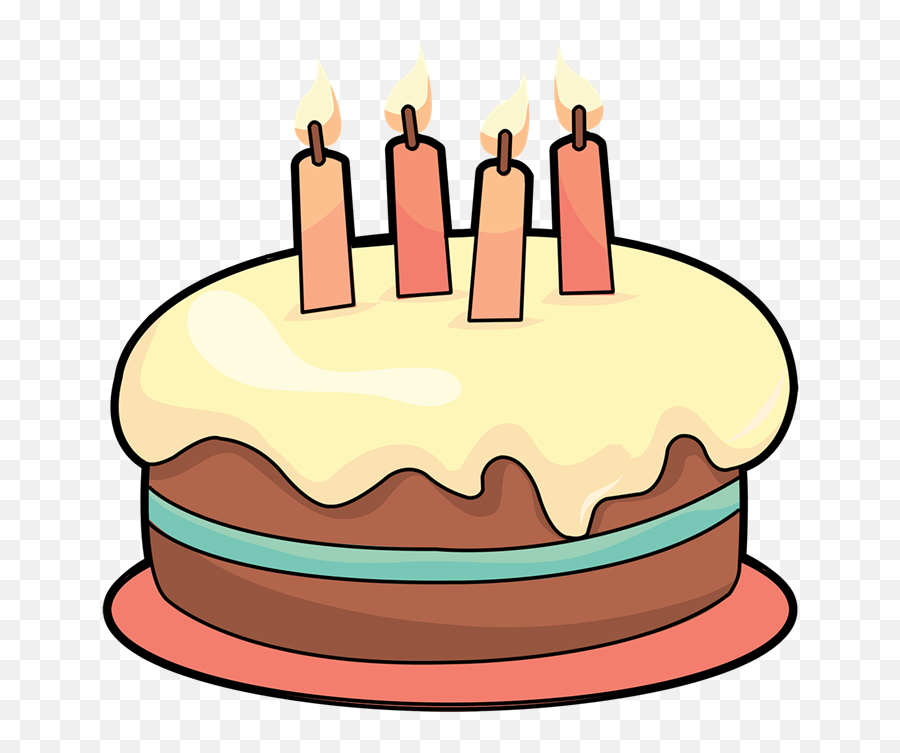 Birthday Cake Clip Art Pictures Cwemi Images Gallery - Clipartix Birthday Cake On Table Clipart Emoji,Easy Emoji Cake